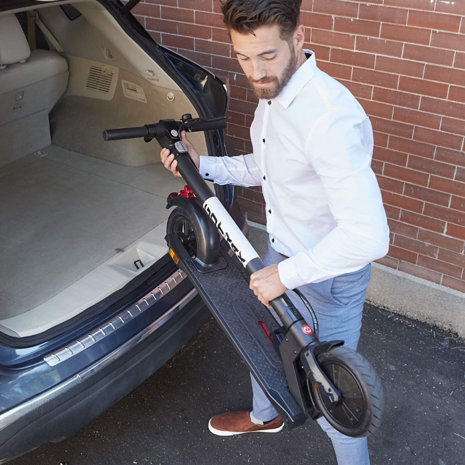 Adults Electric Scooter, 10-Inch Tires, Max Range of 25/29 Km, Max Speed of 25/32 Km/H, Powered by 300/350W Motor, Large Digital Display & Cruise Control, Foldable Aluminum Alloy Frame Escooter